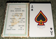Vintage Pioneer Real Estate inc Crossville, TN Playing Cards Deck picture
