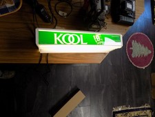 Vintage  KOOL Cigarettes B Kool display lighted reduced height header picture