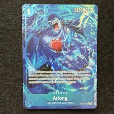 One Piece TCG Arlong OP14-042 SR Alt Art Alternate Art Azure Seven English NM picture