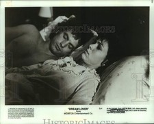 1986 Press Photo Justin Deas & Kathy McNichol in scene from 