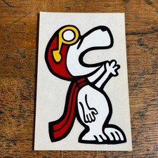 Vintage Snoopy Red Baron Decal Sticker NOS The Peanuts picture