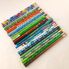 1990s - 90s - Lot of 26 Vintage Novelty Pencils - Unused - NEW -  picture