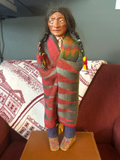 Skookum Indian Doll-19”-Native American Style Doll with Braided Long Hair picture