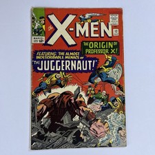 X-Men 12 1st Print Lee Kirby 1st App & Origin of the Juggernaut July 1965 picture