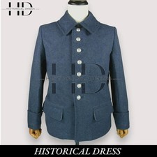 French Military Tunic Horizon Blue Wool Jacket WWI Style M1915 Surplus picture