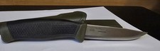 MORA MORAKNIV BLACK/olive green CARBON STEEL UTILITY KNIFE picture