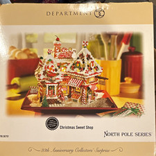 Department 56 North Pole Series Sweet Shop Porcelain Christmas Village Boxed picture