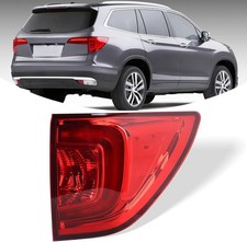 Right Outer Tail Light for 2016-2018 Honda Pilot Passenger Side Rear Brake Lamp picture