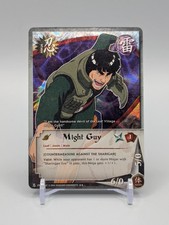 Might Guy - 193 - Wavy Foil - 1st Edition - Naruto CCG TCG Bandai MP picture