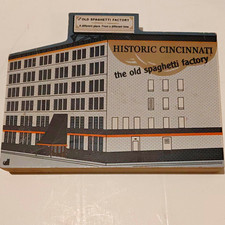 The Cat's Meow Historic Cincinnati Old Spaghetti Factory Wood, Limited 1998 picture