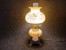 Vintage Gone with the Wind Hurricane Lamp - GWTW Parlor Lamp - L&L MFG 3-Way picture