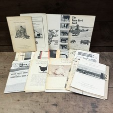 Vintage Farm Pamphlet 31 Agricultural Bulletins Homesteading Livestock 30s-70s picture