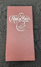 Vintage 1977 Virginia Slims Book of Days Engagement Calendar Planner Tobacco Ad picture