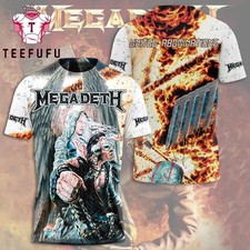 Megadeth 2026 World Tour 3D T-Shirt picture