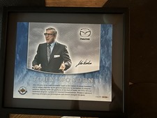 2006 Upper Deck John Wooden Autograph Mazda Framed 15x18in. Authenticated UCLA picture