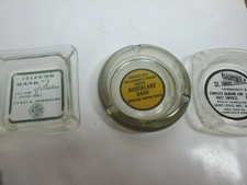 Vintage Glass  Ashtrays Citizens  Bank St. Johns Northland Missouri Festus Flat picture