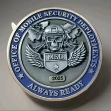 Diplomatic Security MSD Office Of Mobile Security Deployments DSS Challenge Coin picture