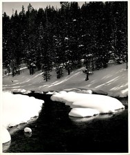 LD425 1967 Oversized Orig Photo GARDINER RIVER YELLOWSTONE NATIONAL PARK WYOMING picture