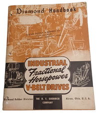 1946 B F Goodrich Diamond Rubber Fractional Horseoower V-Belt Catalog Handbook picture