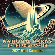 2027 National Parks of the Solar System Monthly Wall Calendar picture