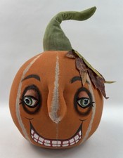 Joe Spencer Gathered Tradition Victor Pumpkin Plush Doorstop picture