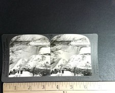Niagara Falls Stereoview Keystone View Co. Winter Glory American Falls picture
