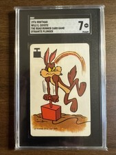 Wile E. Coyote (Dynamite) - The Road Runner Card Game - 1976 Whitman - SGC 7 picture