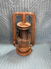 Vintage Dietz Monarch Kerosene Oil Hurricane Lantern Glass Globe picture