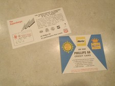 Vintage Phillips 66 Credit Card Application Passport to Everywhere Supercharger picture