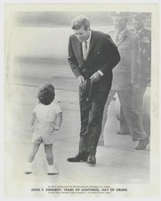 1963 John Kennedy with John Jr. Type 2 Photo published May 17th, 1963 or 1968 picture