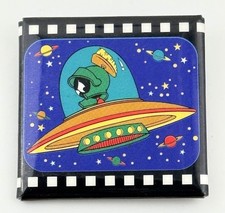 Vtg 1993 Marvin The Martian Promo Movie Pin Back Button Badge Looney Tunes picture