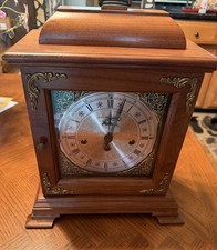 *JUST REDUCED $50* RARE Hamilton “WHITEHALL” Mantle Chime Clock 340-020 Germany picture