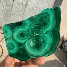 310G Natural Green Malachite Slab Quartz Crystal piece Ore Specimen Healing picture