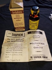 Sodiphene - rare antique - complete box bottle paperwork picture