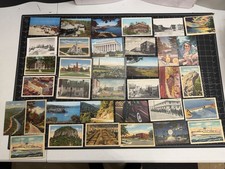 Vintage Postcard Lot Of 55 1940s/1950s Linen RPPC Various Locations picture