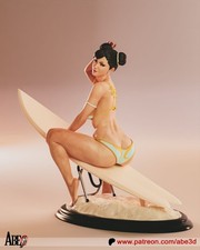 Chun-Li Street Fighter 1/6 Scale Resin Model Kit - Unpainted DIY Figure picture