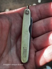 Vintage IXL George Wostenholm Sheffield Pocket Knife 14k Gold Initials RH picture