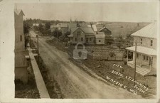 Street Scene Wayside WIS WI WI State Street Looking S 1912 RPPC Postcard COPY picture
