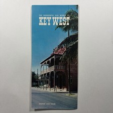 Vintage 1960s The Wonderful Old World Of Key West Florida Travel Brochure picture