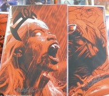 Marvel Midnight X-Men & Midnight Spider-Man #1 VIRGIN covers Signed Mike Mayhew picture