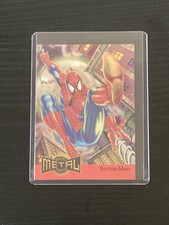 1995 Fleer Marvel Metal Insert Metal Blaster Spiderman #12 Of 18 Limited Edition picture