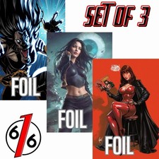 🔥 TERMINAL #1-2 GODTAIL & TIAGO & CEDRIC POULAT FOIL Variant Set Of 3 LTD 1000 picture