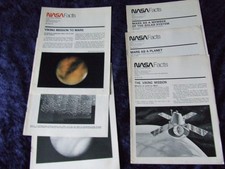 1975-77 NASA Facts Books Lot of 6 picture
