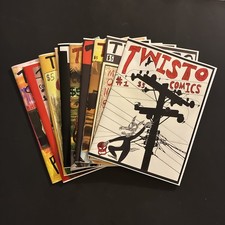 All 10 Issues Of Twisto The Rat Monster Comics, DIY Freaky Stuff by Buzza Wuzza picture
