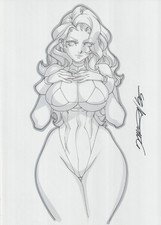 She-Hulk by Daikon (8.5 x 11.5) - Original Comic Art picture