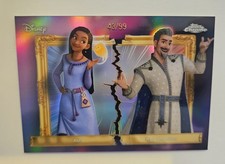 Topps Chrome Disney 100 Wish Asha & King Magnifico FFR-19 Serial Numbered /50 picture