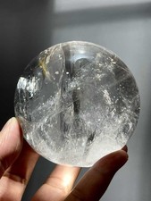 83mm Natural clear crystal quartz sphere crystal polished ball Reiki energy picture