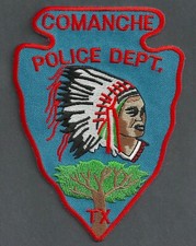 COMANCHE TEXAS POLICE SHOULDER PATCH picture