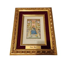 Jesus Rex Angelorum Framed Illumination Art Print 1959 Argosy Book Shop NY picture
