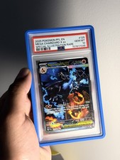 2025 POKEMON PFL EN-PHANTASMAL FLAMES #125 MEGA CHARIZARD X EX PSA 10 picture